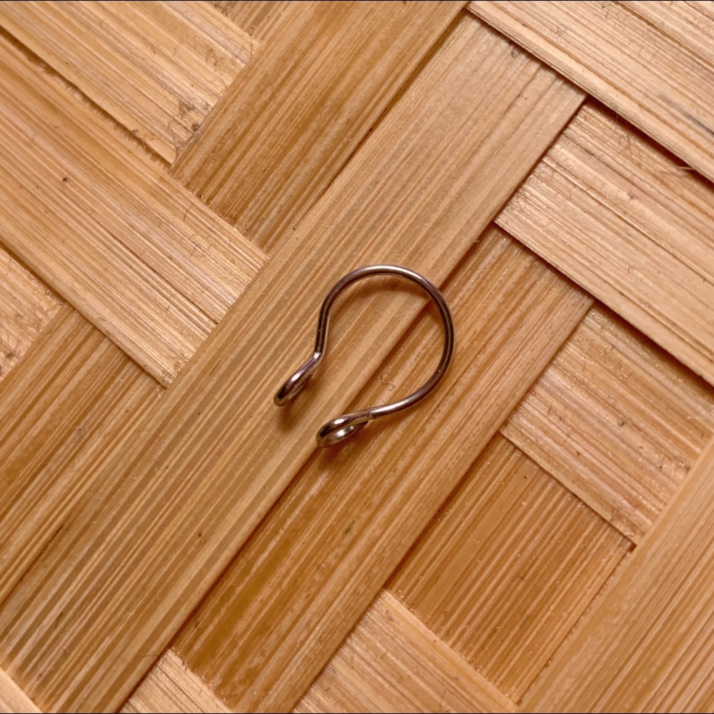 NWOT surgical steel faux septum ring